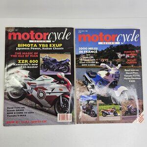 2 Motorcycle Review Magazines Nov/Dec 1988 & Sept/Oct 1990 Bimota YB8 CBR